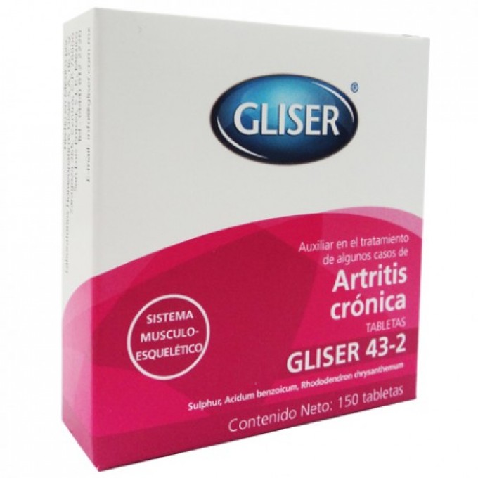 Gliser # 43-2 Reumatismo Crónico Deformante