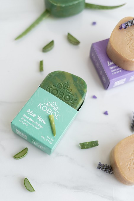 Jabón Dermolimpiador Vegano de Aloe Vera