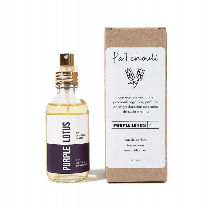Purple lotus (dama) con aceite esencial de patchouli