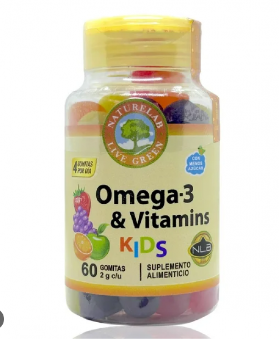 Omega 3 y vitaminas kids